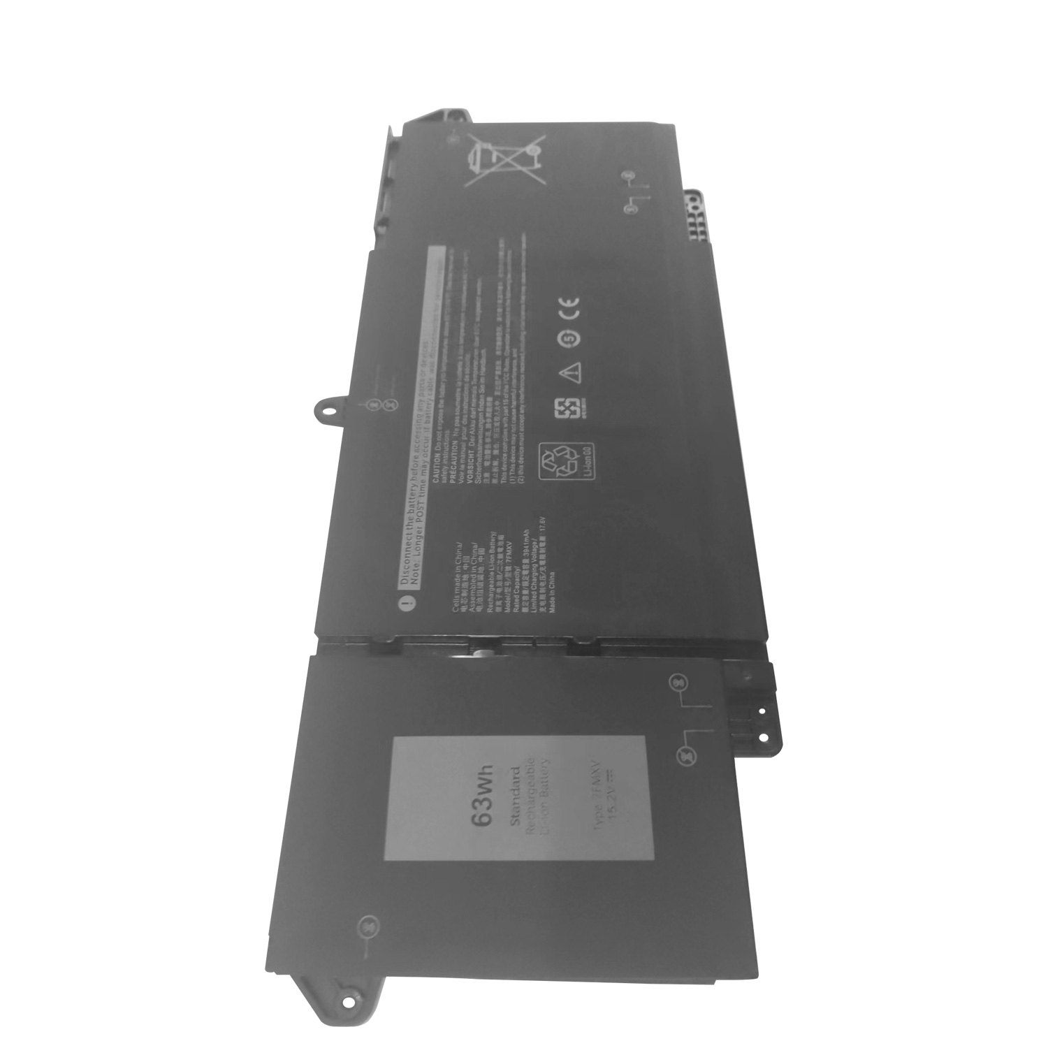 High Quality 63WH 15.2V 7FMXV Laptop Battery Li-ion Batteries for Dell Latitude 7420 5320 7520 7320